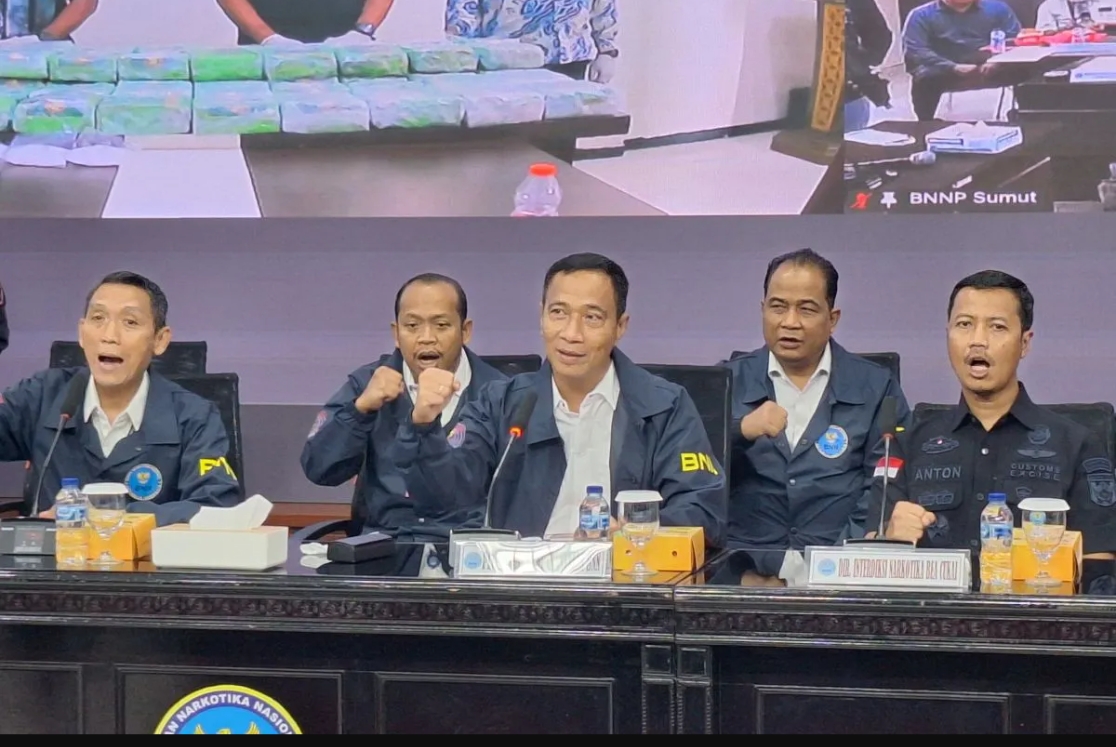BNN Bongkar Jaringan Narkoba, Sita 360 Kilogram Sabu dan Ganja