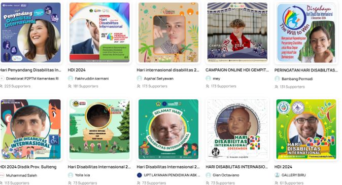 30 Link Twibbon Hari Disabilitas Internasional 2024 Terbaru & Gratis Lengkap beserta Ucapannya, Cek Langsung!