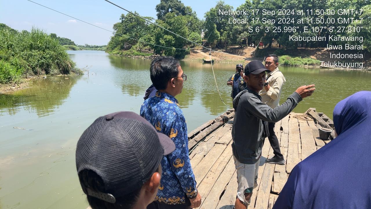 Fenomena Gelembung Hitam di Sungai Citarum, DLH Karawang Surati BMKG