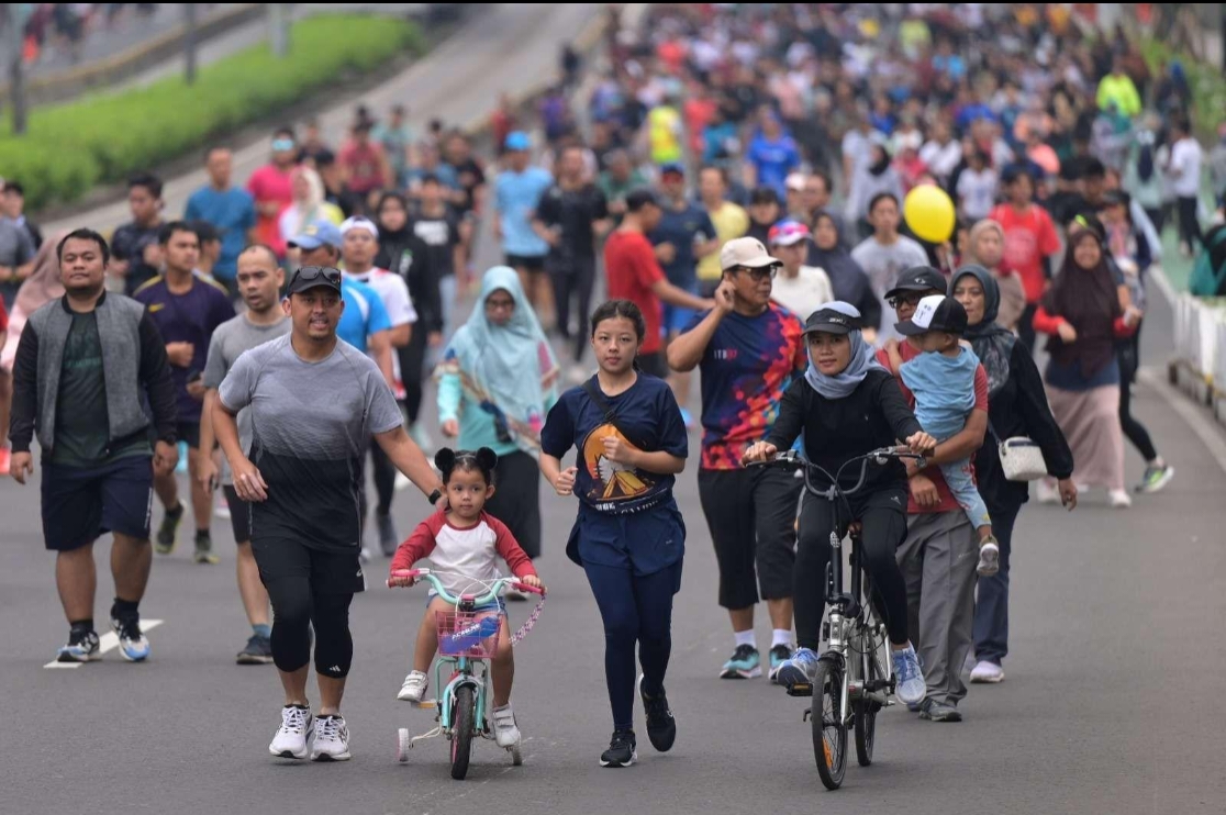 CFD Bekasi Kembali Ramai Aktivitas Warga