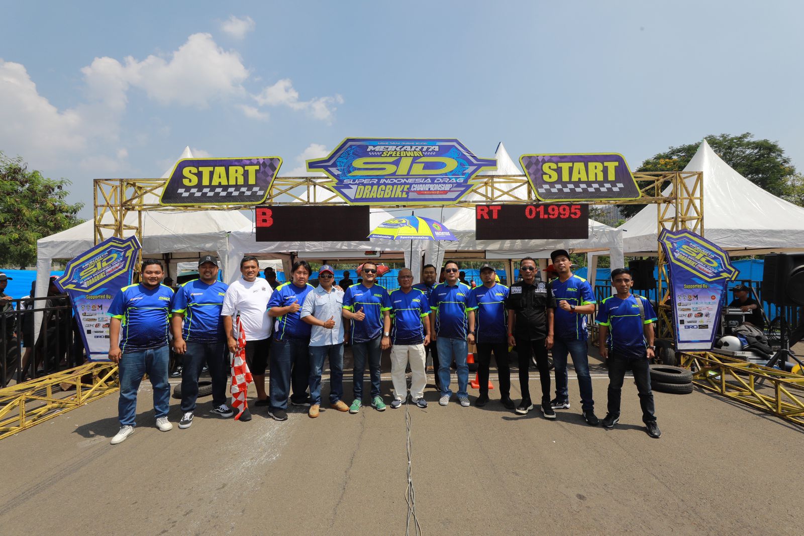 Katar Cikarang Selatan dan SID Sukses Gelar Event Dragbike Championship Round 1 