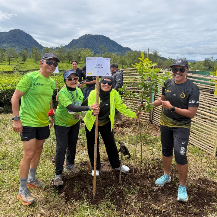 PTPN I Tanam 1.000 Pohon di Ajang Walini Cross Country