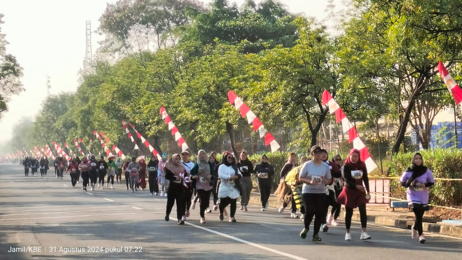 Meriahkan HUT RI ke-79, Ejip Gelar Lomba Lari Maraton