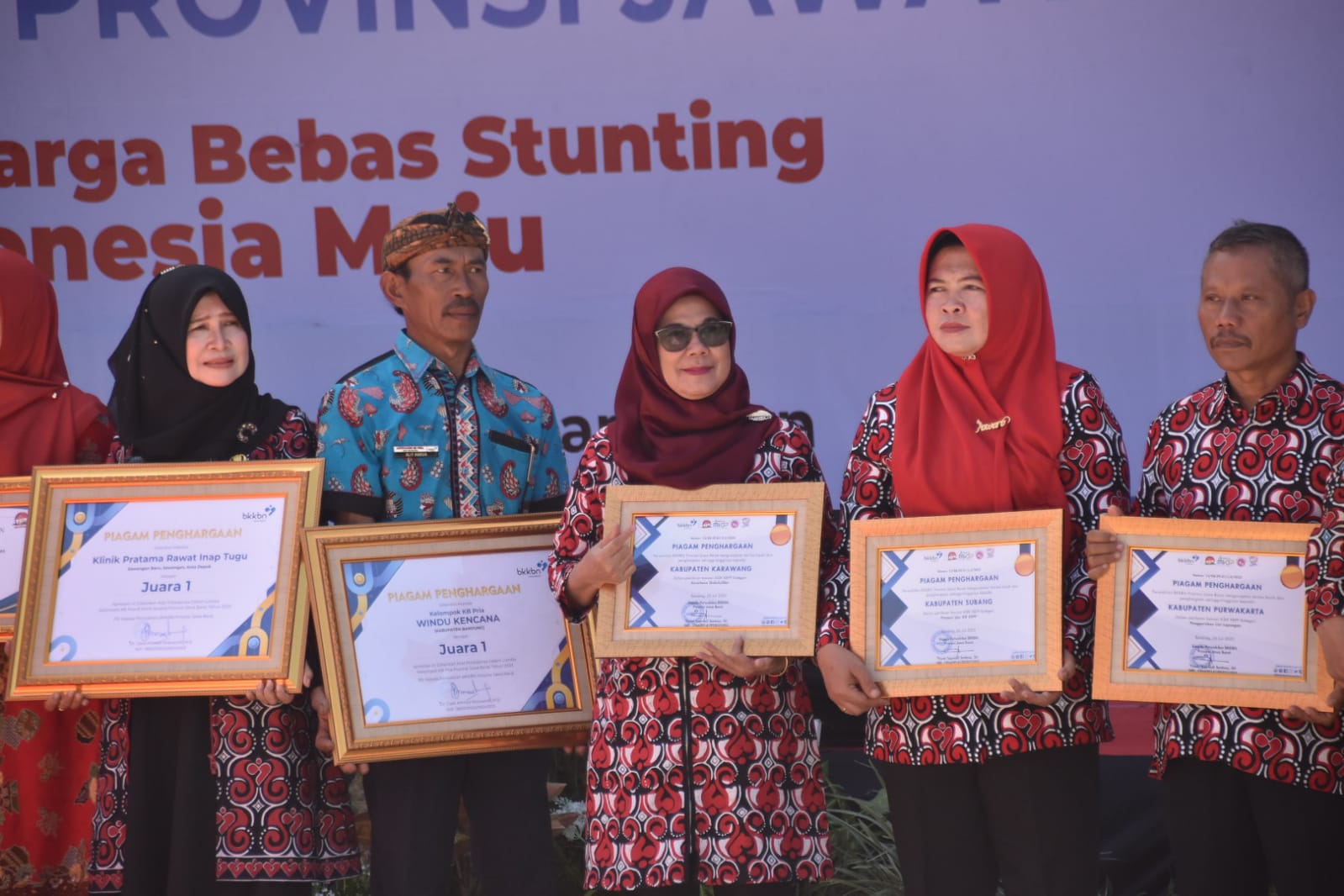 Karawang Borong Penghargaan di Harganas Jabar