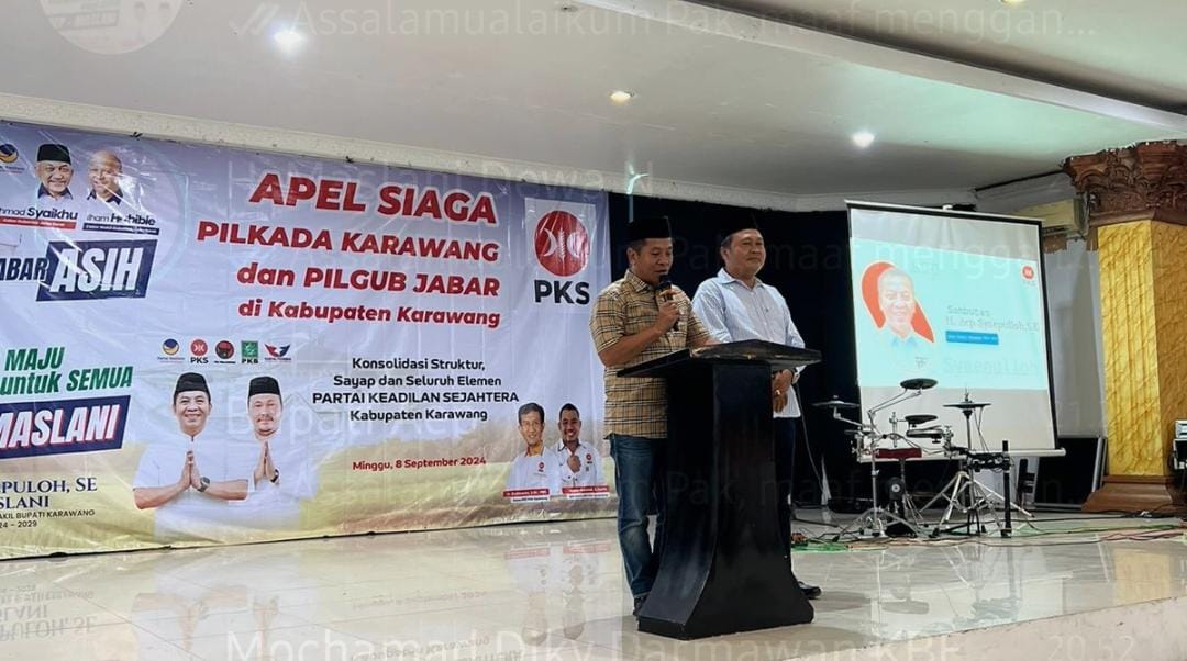 PKS Gelar Apel Siaga Pilkada 2024, Bergerak Untuk Kemenangan Aep-Maslani