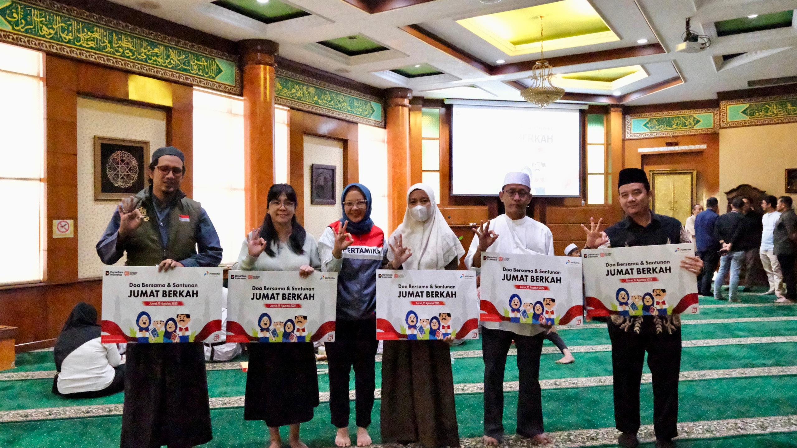 Pertamina Patra Niaga RJBB Gelar Jumat Berkah: Wujud Kepedulian kepada Anak Yatim Piatu