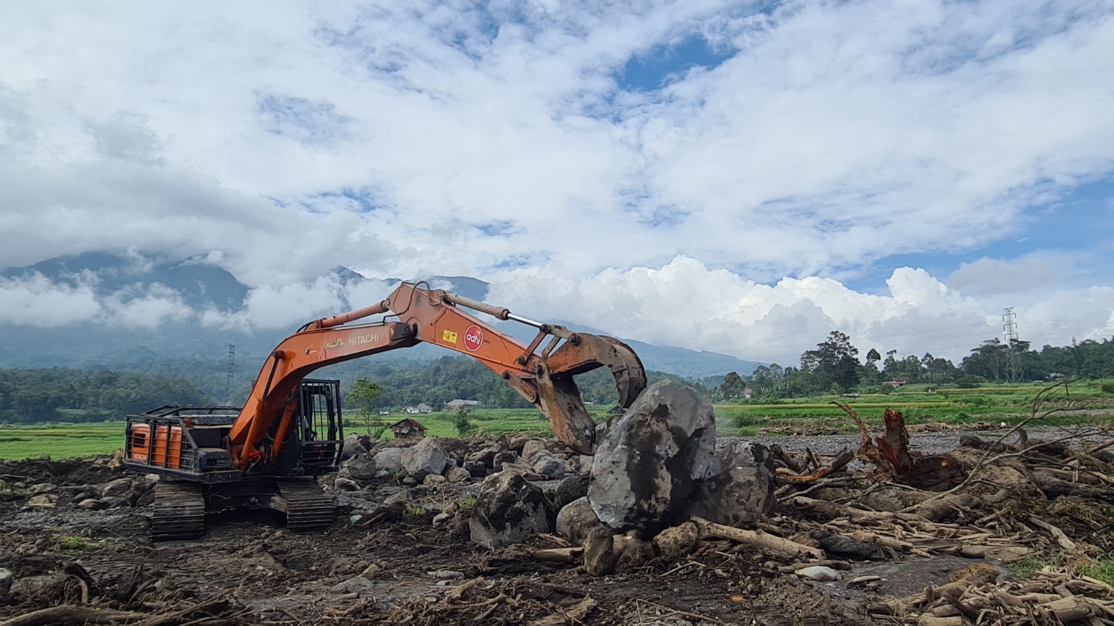 Meluapnya Sungai Ogan dan Sungai Kambas Sebabkan Banjir di Kabupaten OKU Sumsel