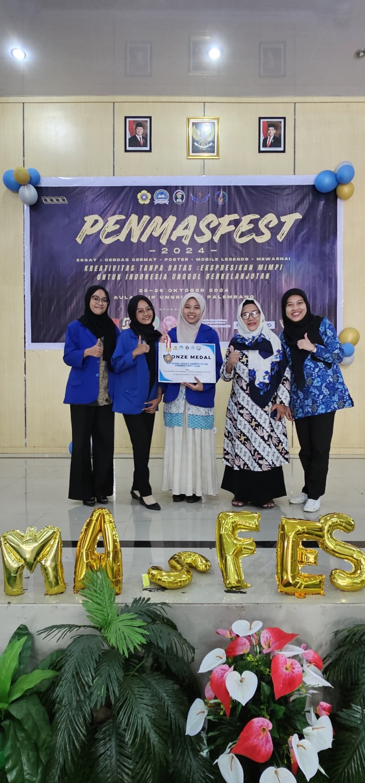 Mahasiswa PPKn UBP Karawang Raih Bronze Medal Penmas Fest 2024