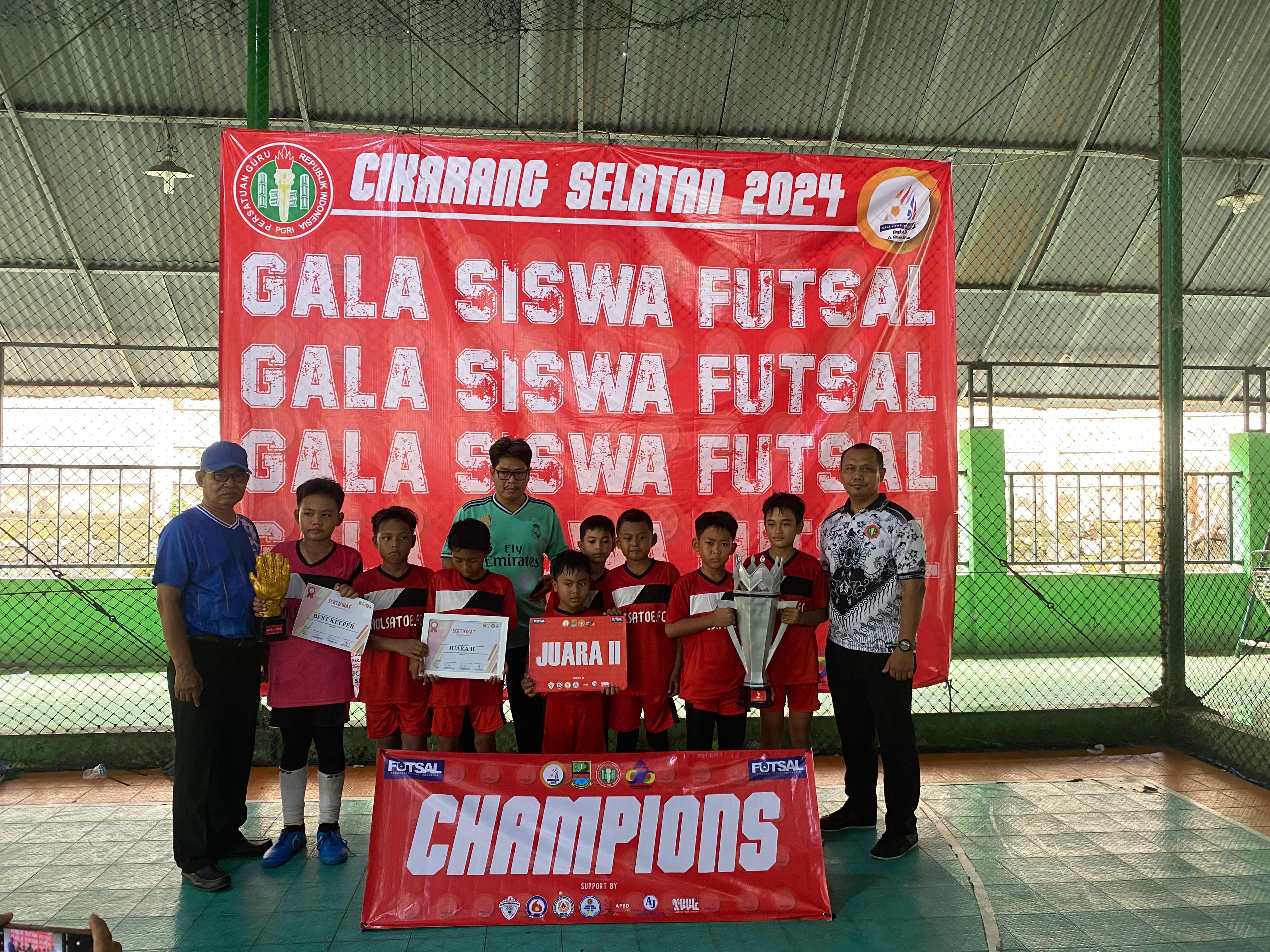 PGRI Cikarang Selatan Sukses Gelar Futsal GSI Tingkat SD