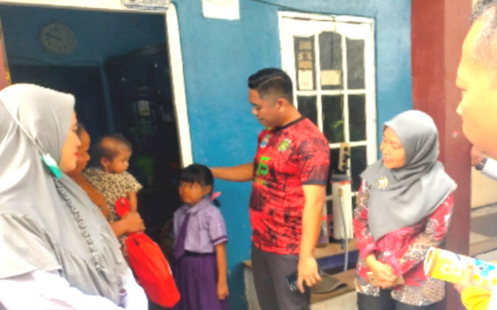 Puluhan Anak Stunting di Harapan Mulya Dapat Bantuan
