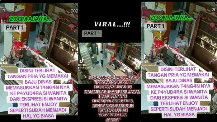 Viral Lurah di Padang Diduga Mesum ke Staf Terekam CCTV, Langsung Dinonaktifkan