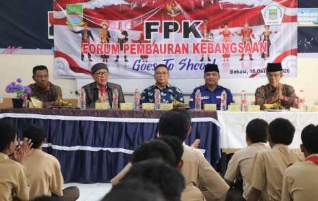 FKP Goes To School ke SMPN 5 Tambun Utara, Tanamkan Nilai-nilai Kebangsaan Sejak Dini 