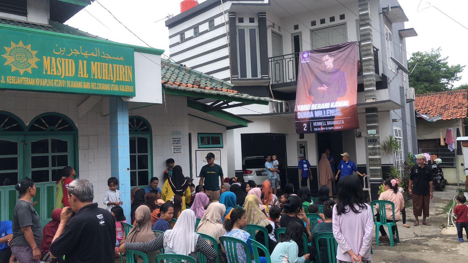 Verrell Bramasta Caleg DPR-RI Kalangan Artis Disinyalir Berkampanye di Masjid 