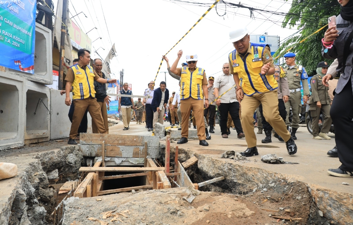 DCKTR Kabupaten Bekasi Kebut Pembangunan 8 Titik Drainase di Babelan