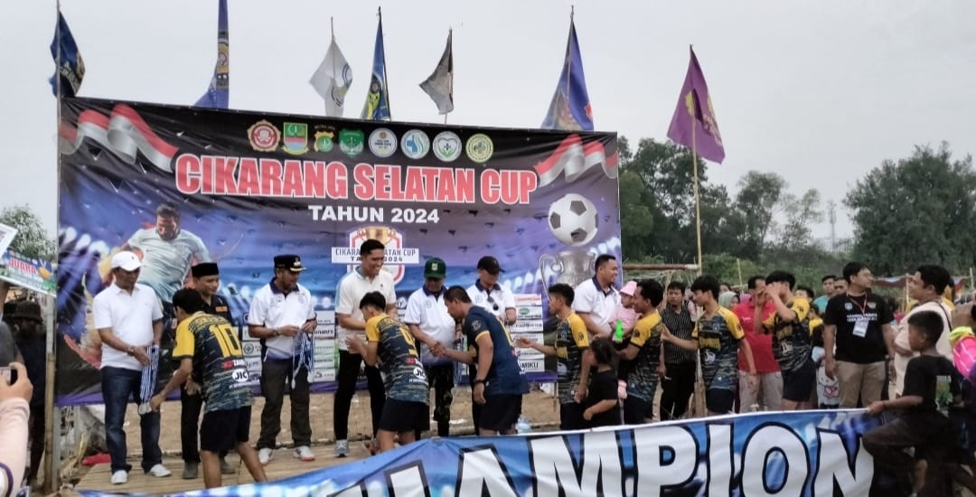 Sambut Bulan Bhakti ke-64, Katar Ciksel Sukses Menggelar Turnamen Sepakbola 'Cikarang Selatan Cup'