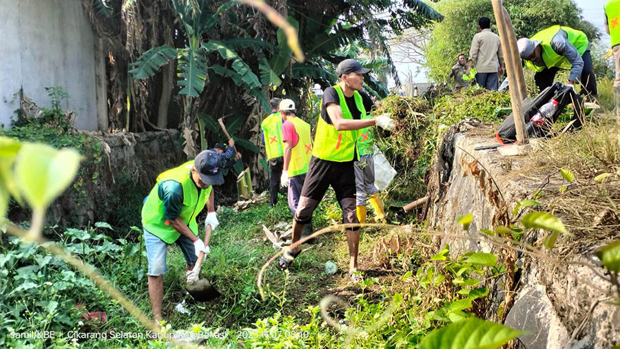 Antisipasi Banjir, Pemdes Sukadami Realisasikan Program PKTD