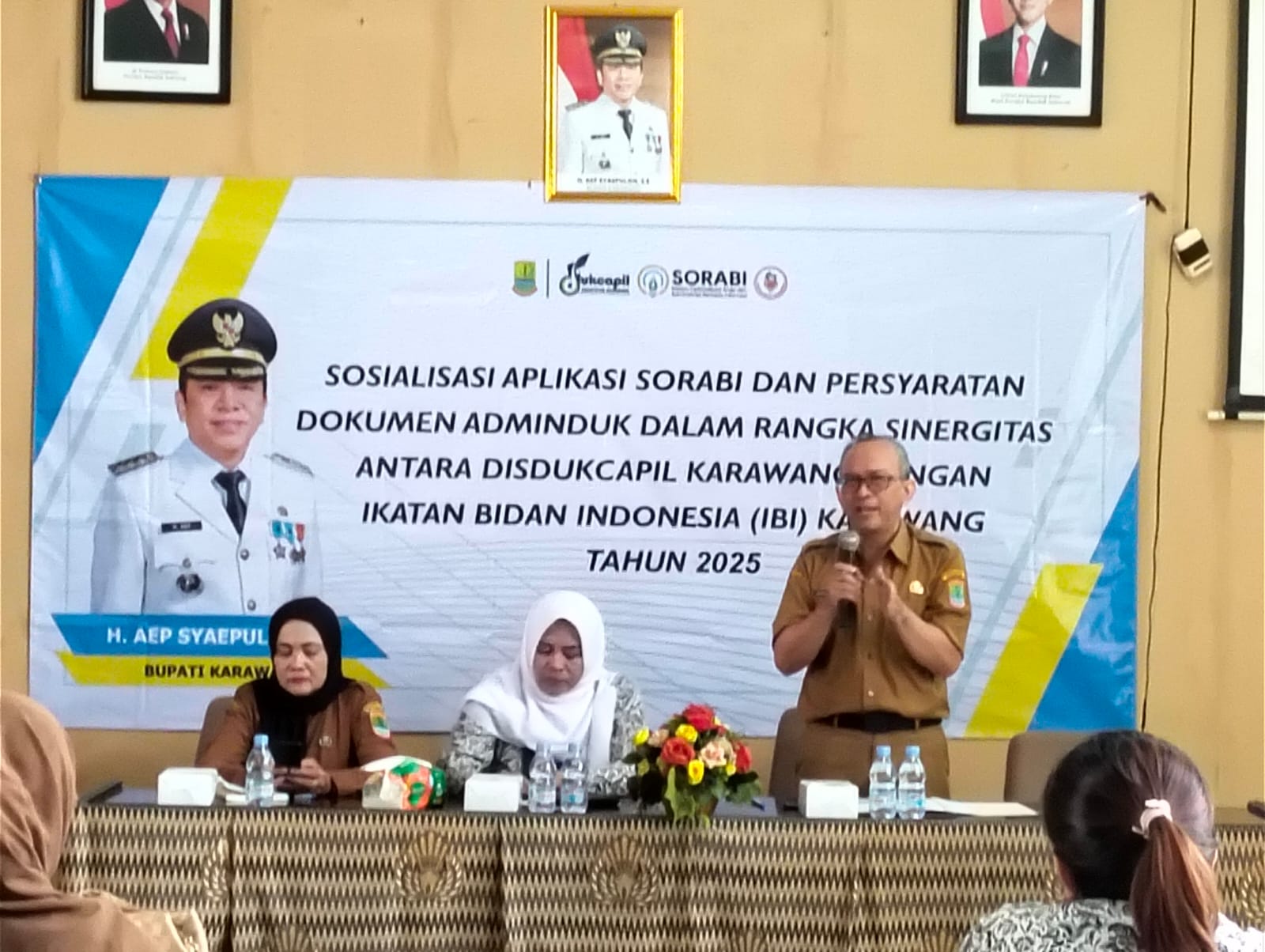 Disdukcapil Karawang Sosialisasikan Aplikasi SORABI kepada IBI Ranting Karawang