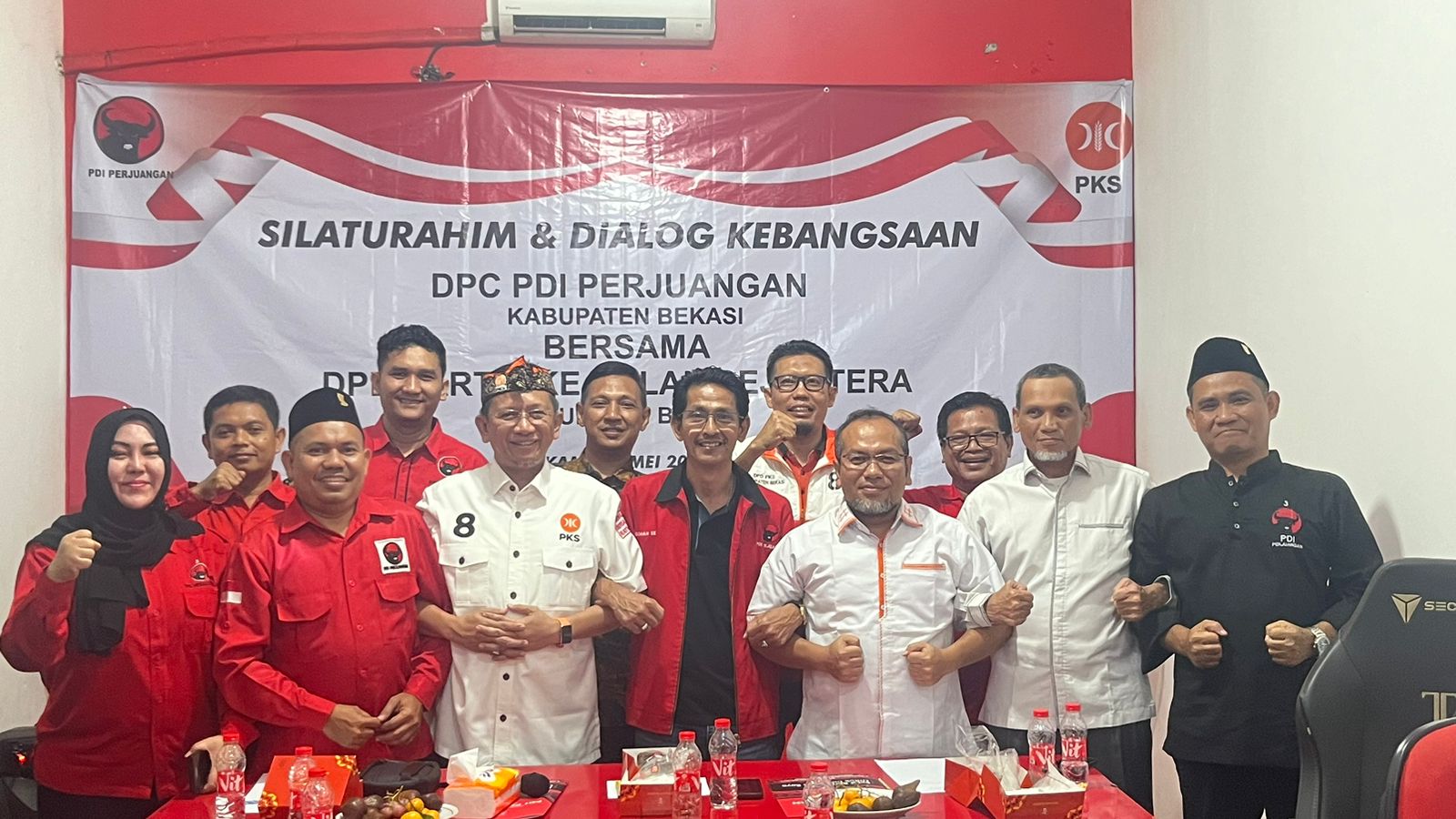 Jelang Pilkada, PDI Perjuangan dan DPD PKS Kabupaten Bekasi Berkoalisi?