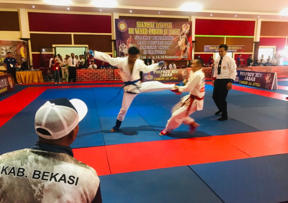 Taklukan Atlet Karate Bandung, Jujitsu Kabupaten Bekasi Gondol Dua Emas