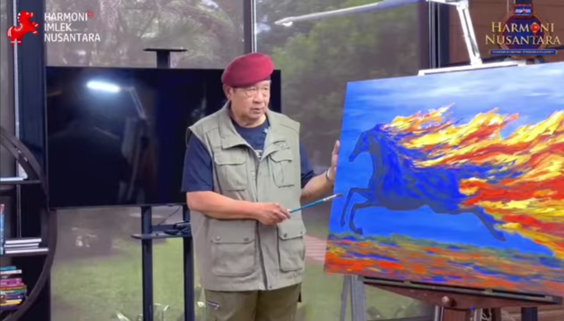 SBY Lepas Lukisan Kuda Api di Lelang Imlek Demokrat 2026, Nilainya Tembus Angka Fantastis