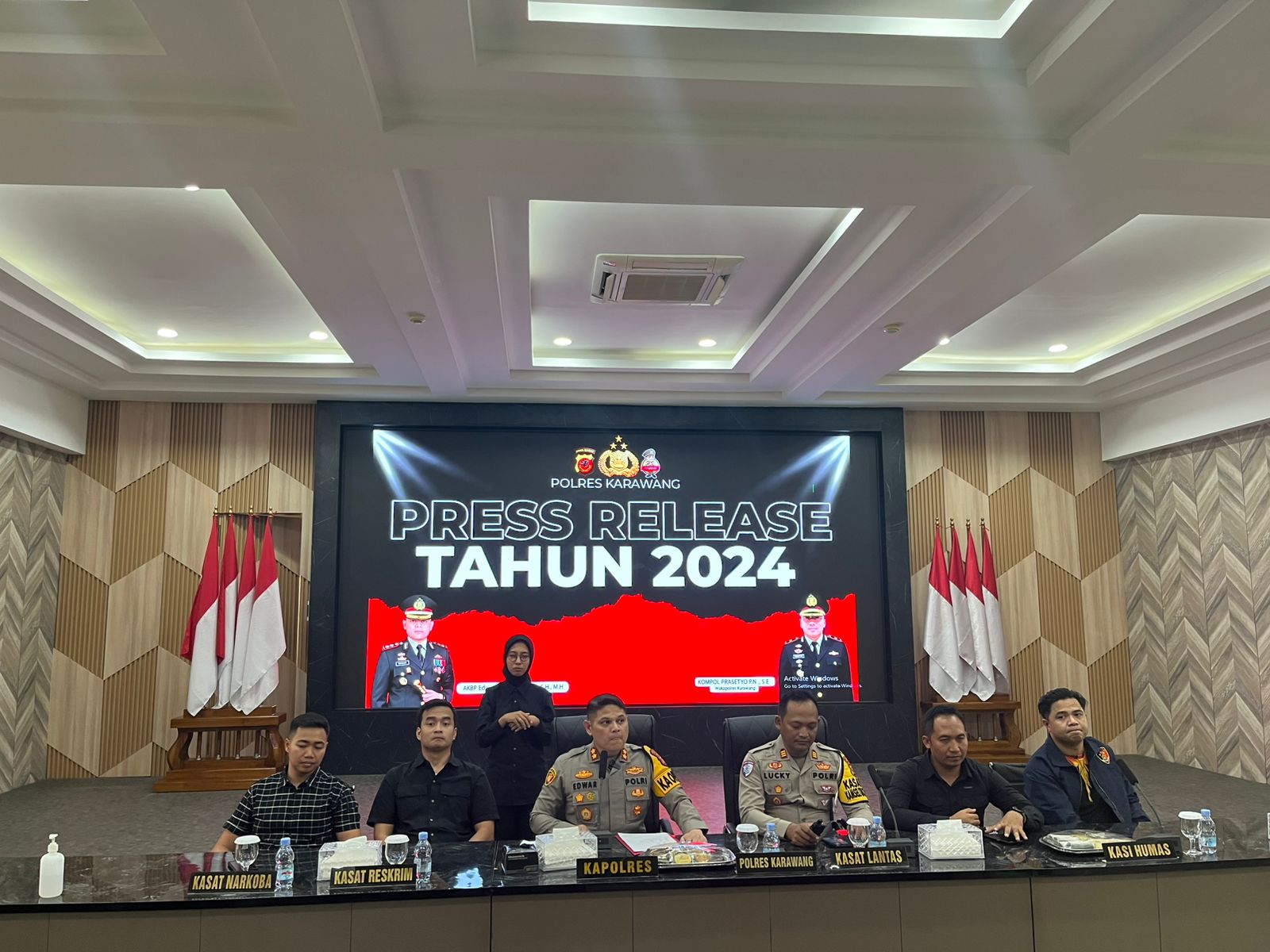 Polres Karawang: Laporan Kejahatan Menurun, Kasus Narkoba Meningkat di Tahun 2024