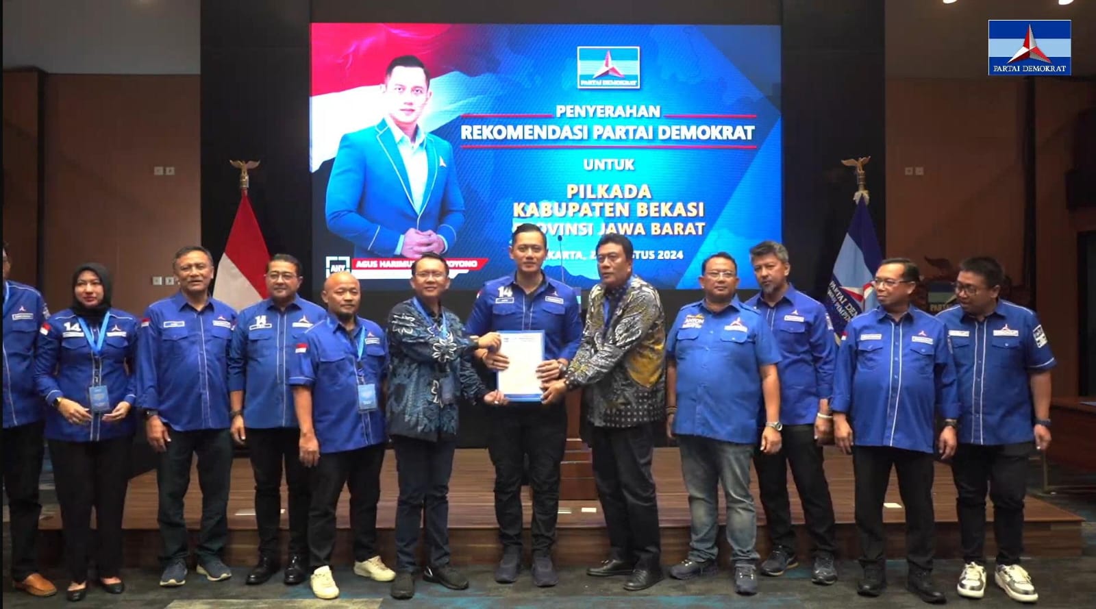 Breaking News : Demokrat dan PKB Resmi Usung Pasangan Dani - Romli di Pilkada 2024 Kabupaten Bekasi 