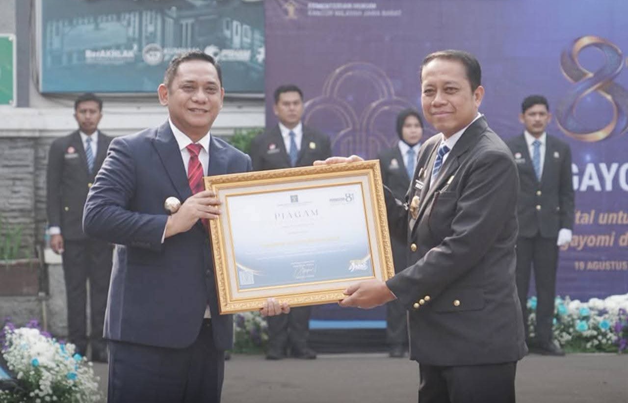 Status Boleh Plt, Pemkab Bekasi Berhasil Gondol Penghargaan Kementerian Hukum RI