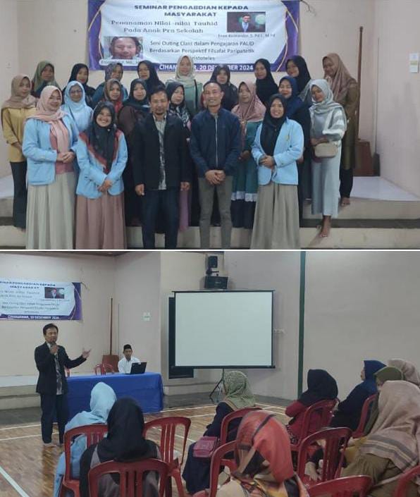 Dosen STAI DR KH EZ Muttaqien Purwakarta Gelar Seminar Outing Class di Desa Cihanjawar