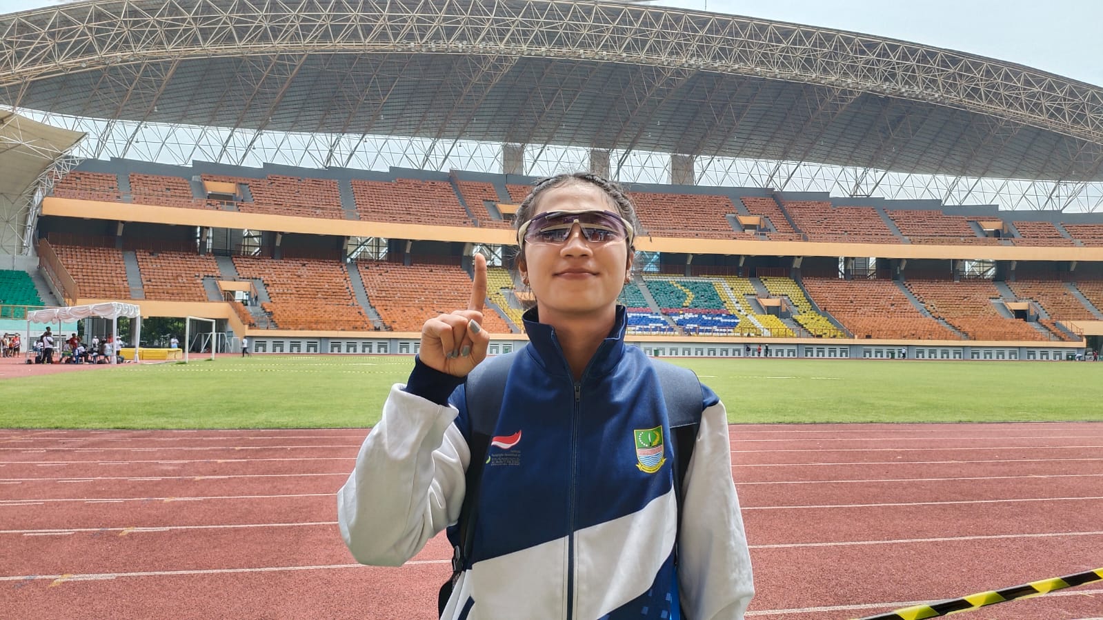 Sope Jaerosika, Dara Cantik Kabupaten Bekasi Sabet Emas Pertama Atletik