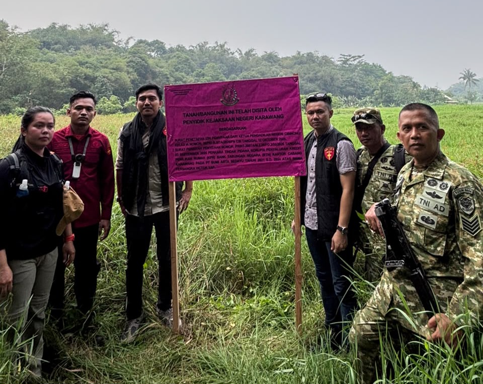 Buntut Korupsi KPR, Kejari Karawang Kembali Sita Aset Rp 12,7 Miliar Milik Sedayu Group di Bogor