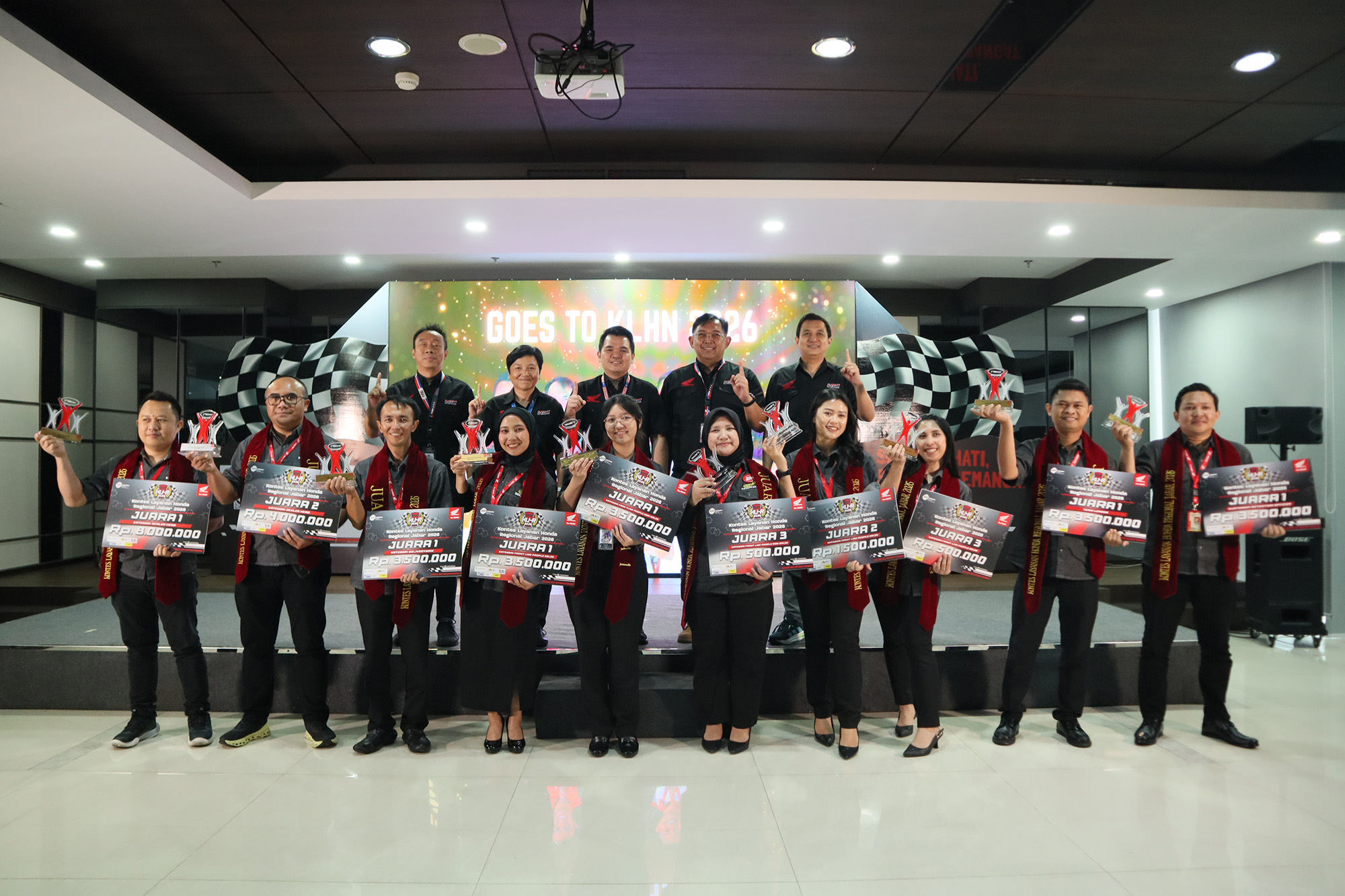 Inilah Daftar Pemenang Kontes Layanan Honda Regional Jawa Barat   