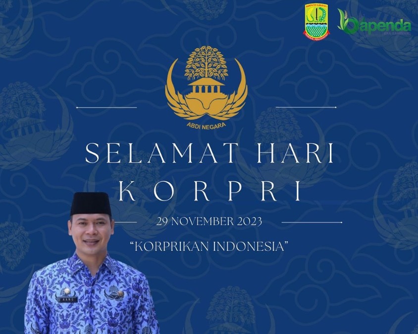 Bapenda Karawang Mengucapkan Selamat Hari Korpri ke-52