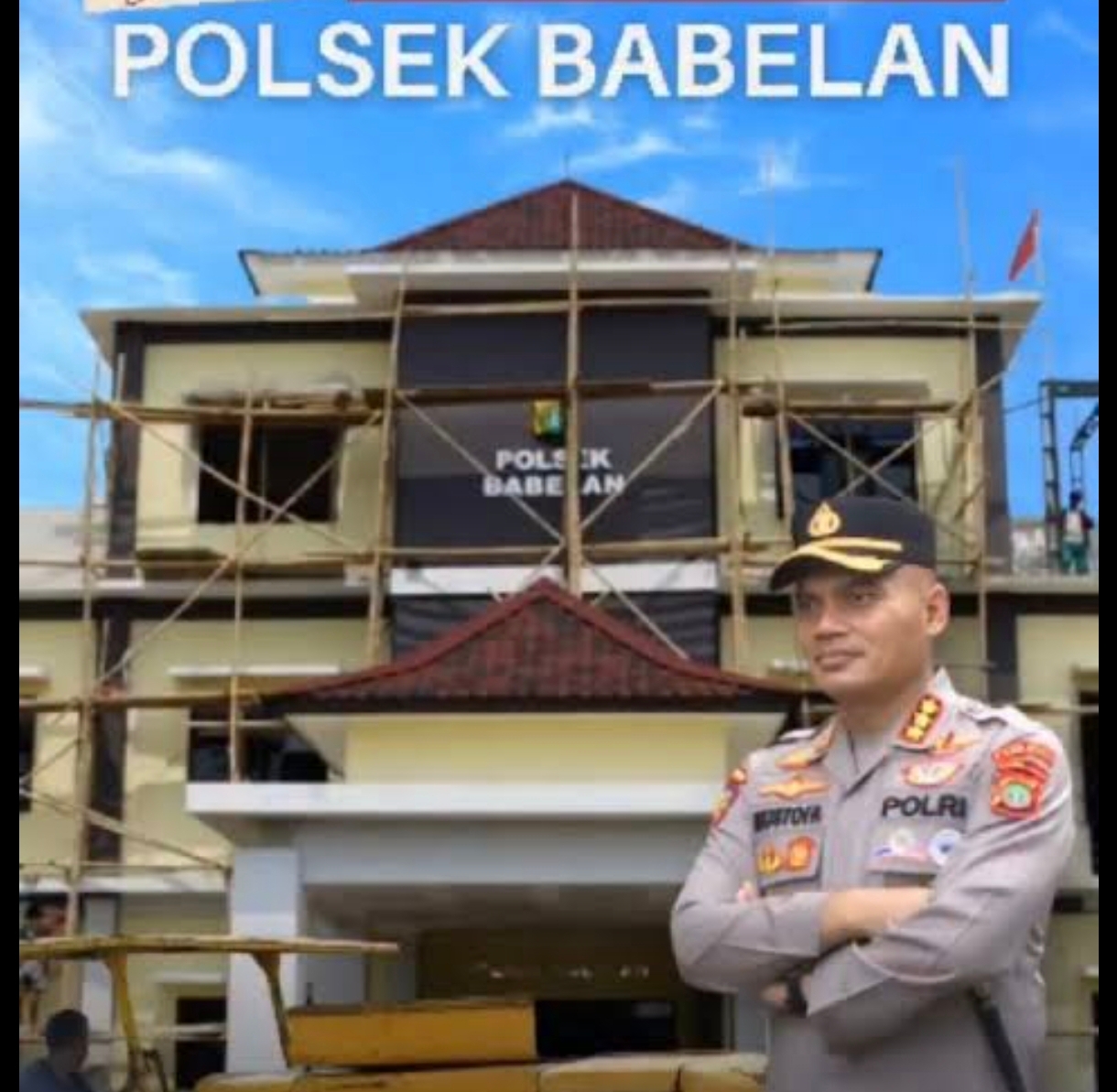 Gedung Baru Polsek Babelan Hampir Rampung, Anggaran Rp12,5 Miliar Disiapkan
