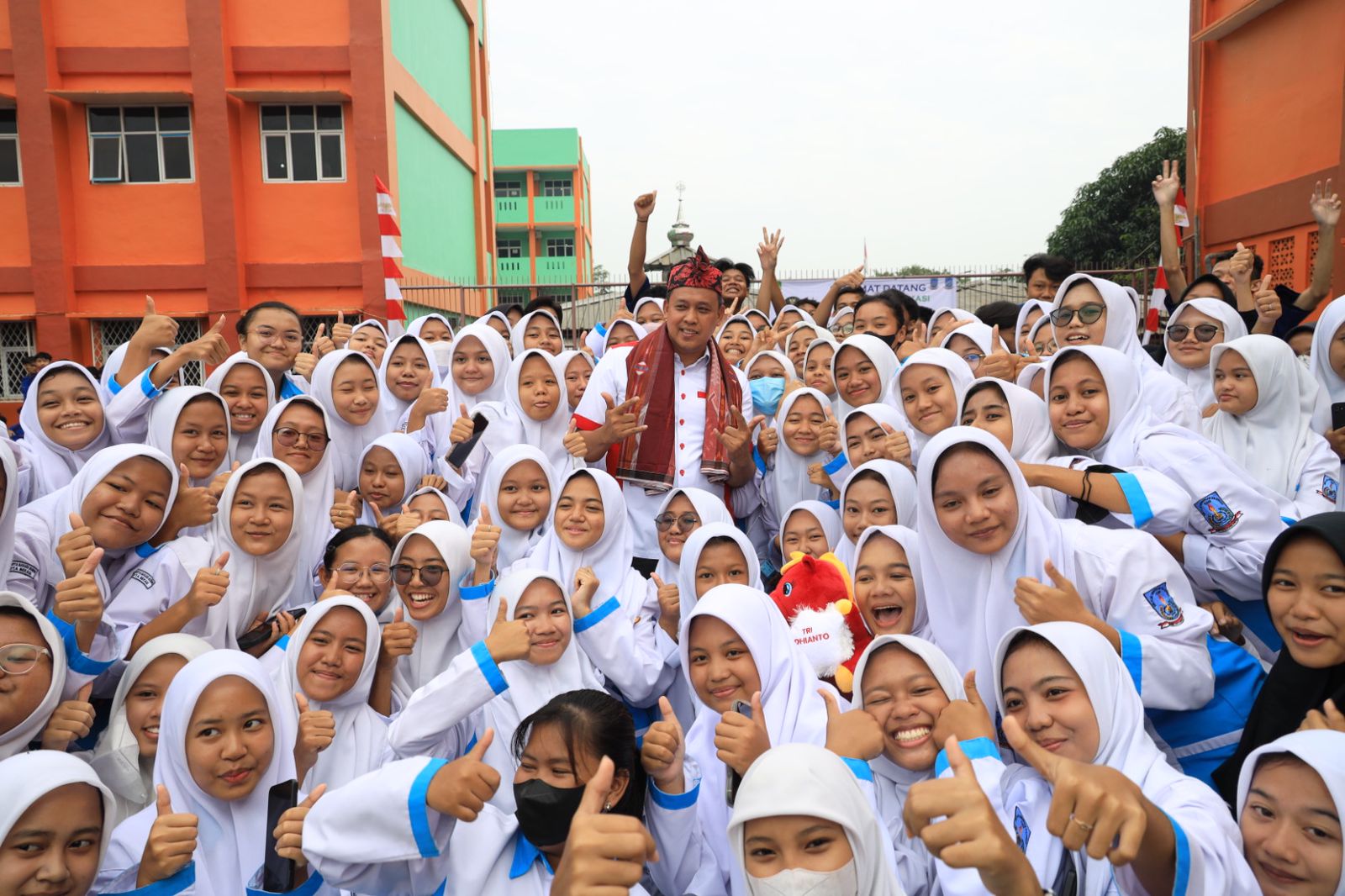 Tri Adhianto Sosialisasi Wawasan Kebangsaan di SMK KBM 