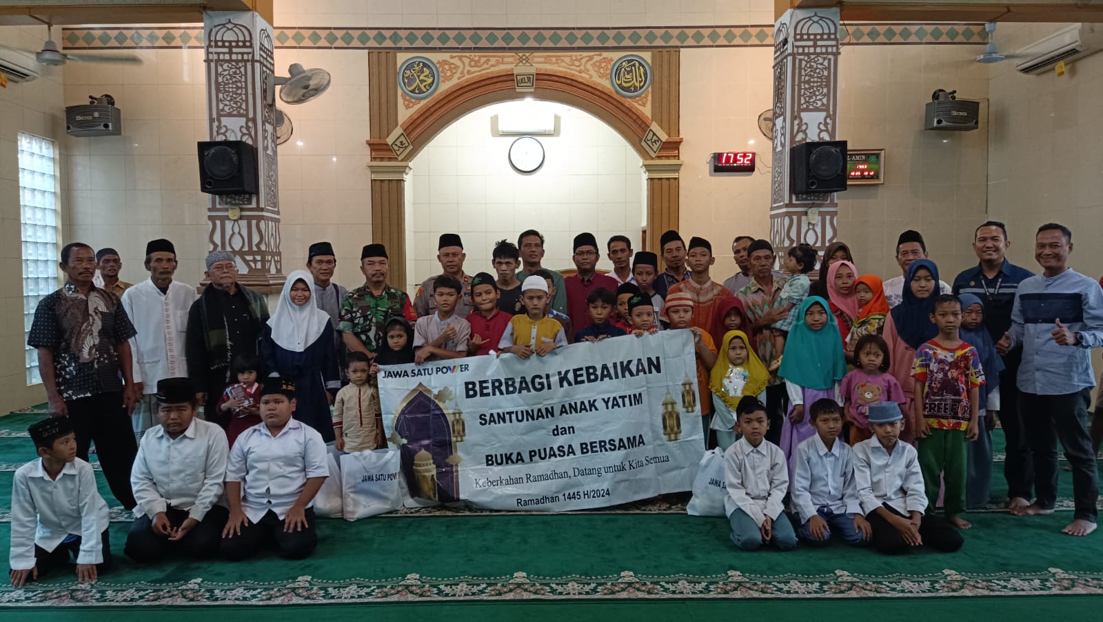 Berbagi Berkah Ramadan, JSP Buka Bersama dan Santuni Yatim Piatu di sekitar Proyek PLTGU Jawa-1