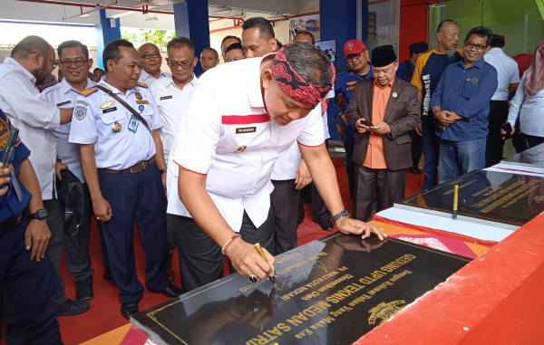 Mako Damkar Kota Bekasi Diresmikan, Plt: Kesejahteraan Petugas Harus Nomor Satu