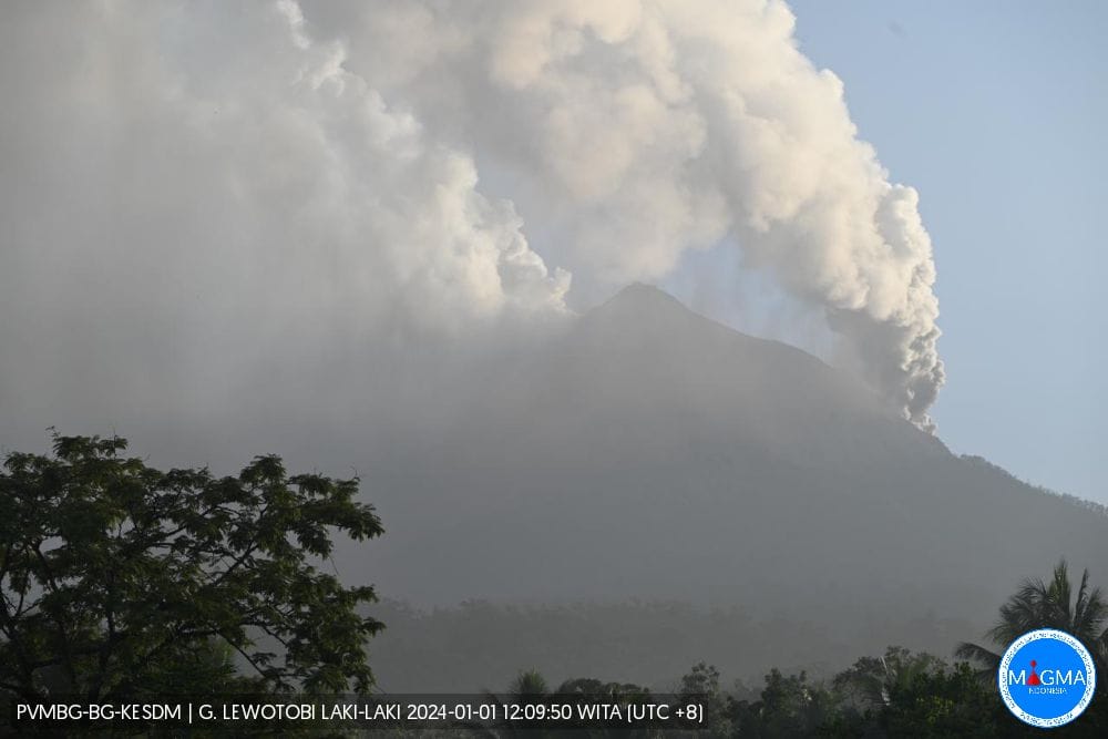 Status Gunungapi Lewotobi Laki-Laki Naik ke Level Siaga, Ribuan Warga di Evakuasi, Ini Penyebabnya