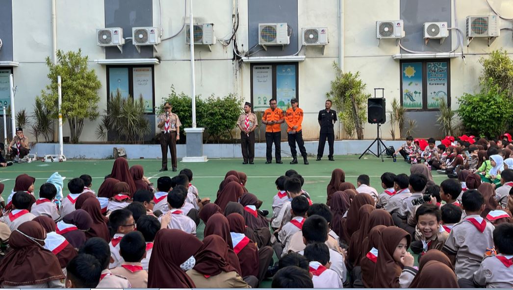 BPBD Karawang Adakan Penyuluhan Tanggap Darurat Bencana di Sekolah