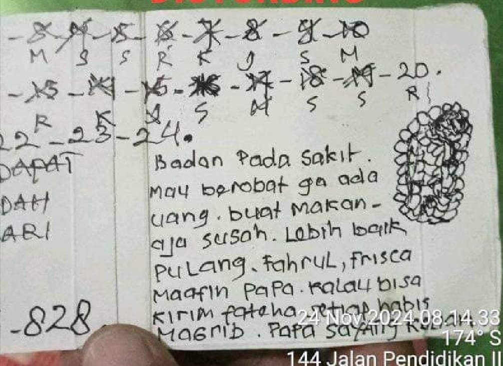 Lansia di Bekasi Nekat Akhiri Hidup karena Tidak Sanggup Berobat, Tinggalkan Secarik Kertas, Ini Isinya...