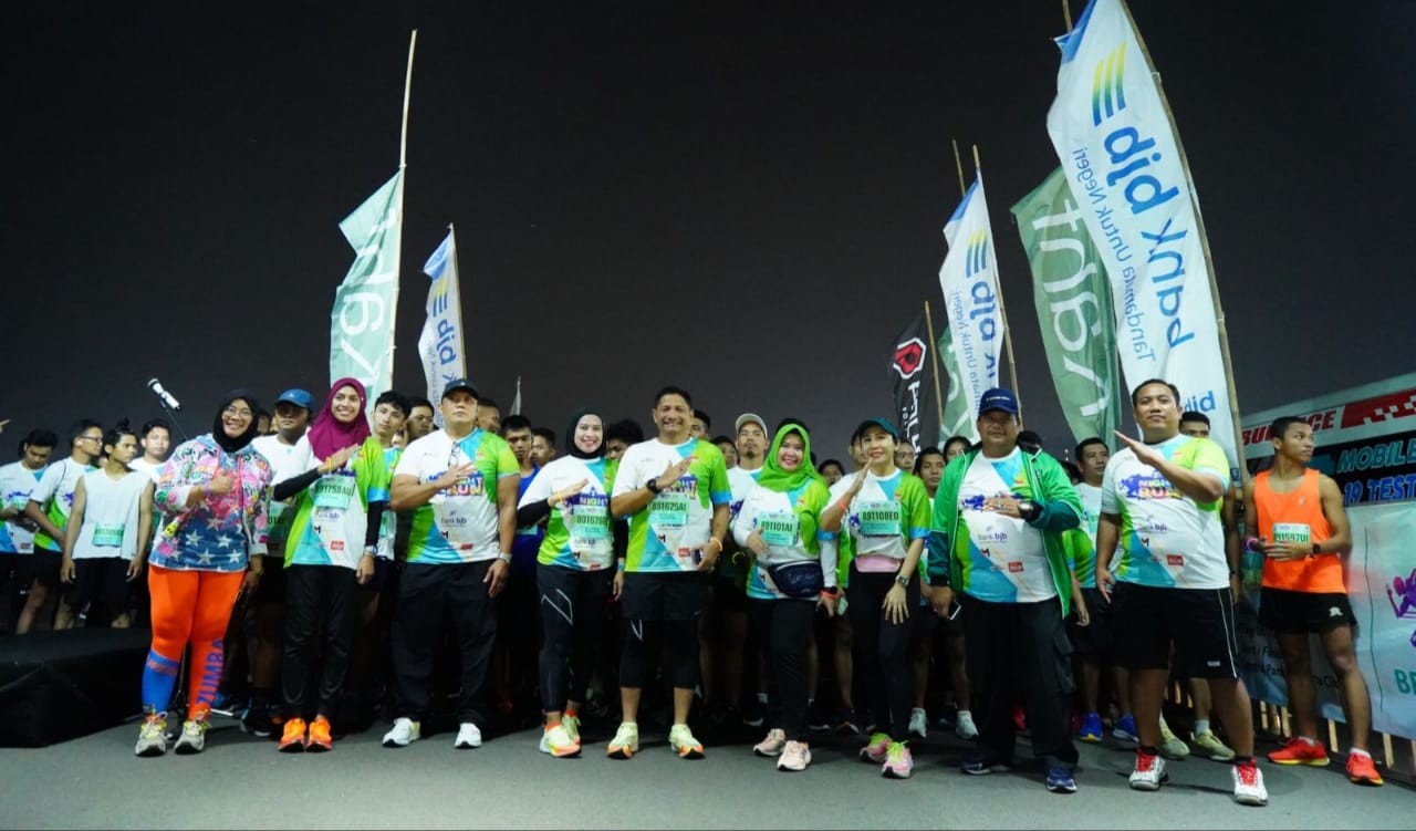 Wow 800 Peserta Ikuti Night Run Disbudpora 