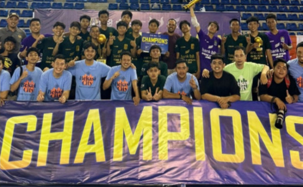 Menang Telak Skor 3-0, Kota Bekasi Juara Piala AFP Jabar 2023