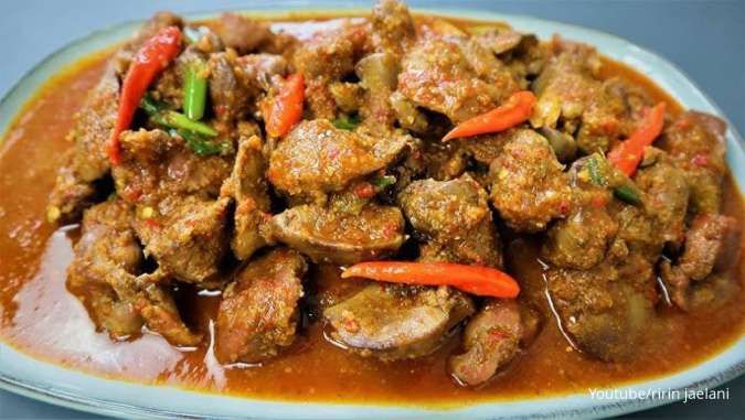 Pecinta Pedas Harus Tahu, Inilah Resep Hati Ayam Rica-rica Jeletot