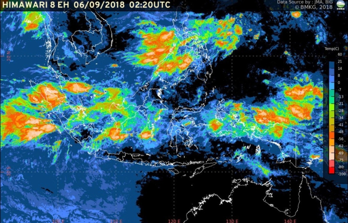 Prakiraan Cuaca: Hujan Lebat Berpotensi Guyur Sejumlah Wilayah Indonesia