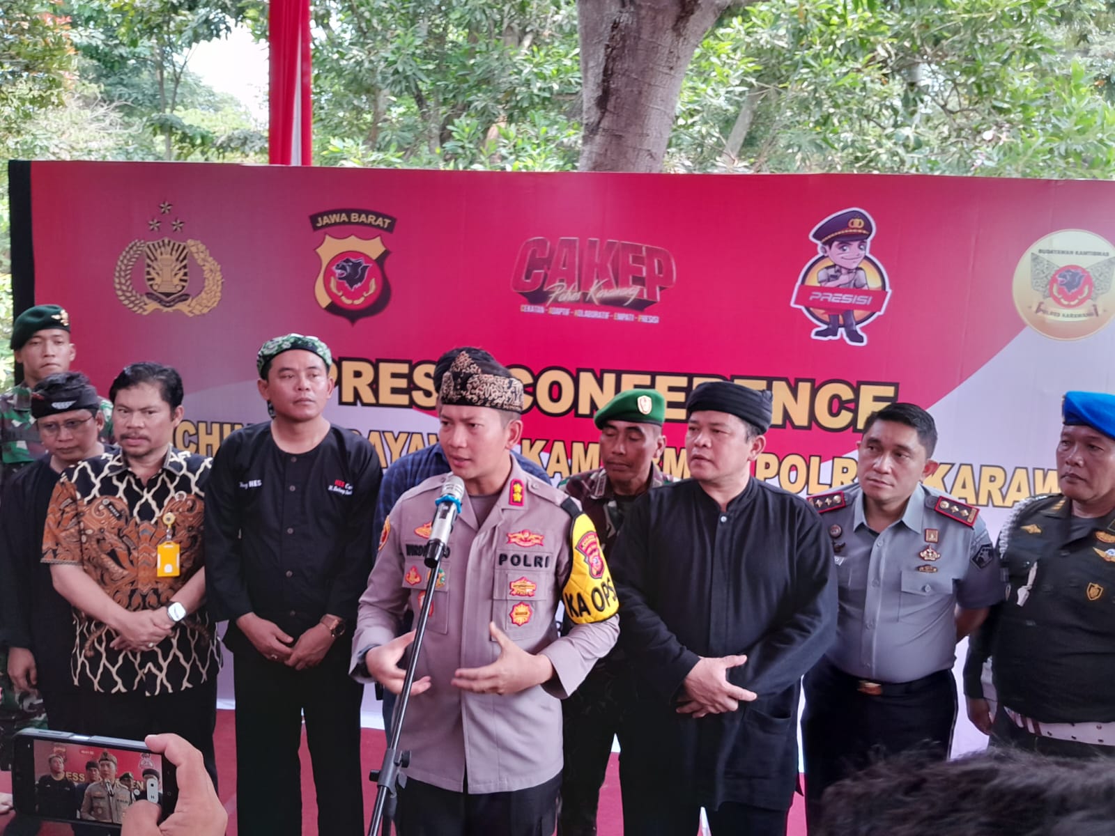 Polres Karawang Gandeng Budayawan, Bantu Cegah Gangguan Kamtibmas saat Pemilu 2024