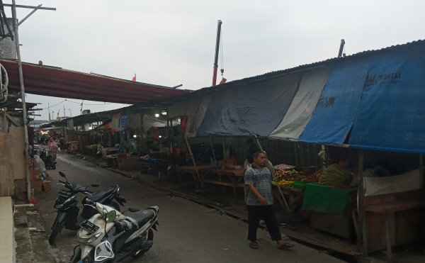 PKL di Areal Selatan Bakal Gedung Pasar Kranji Akan Ditertibkan