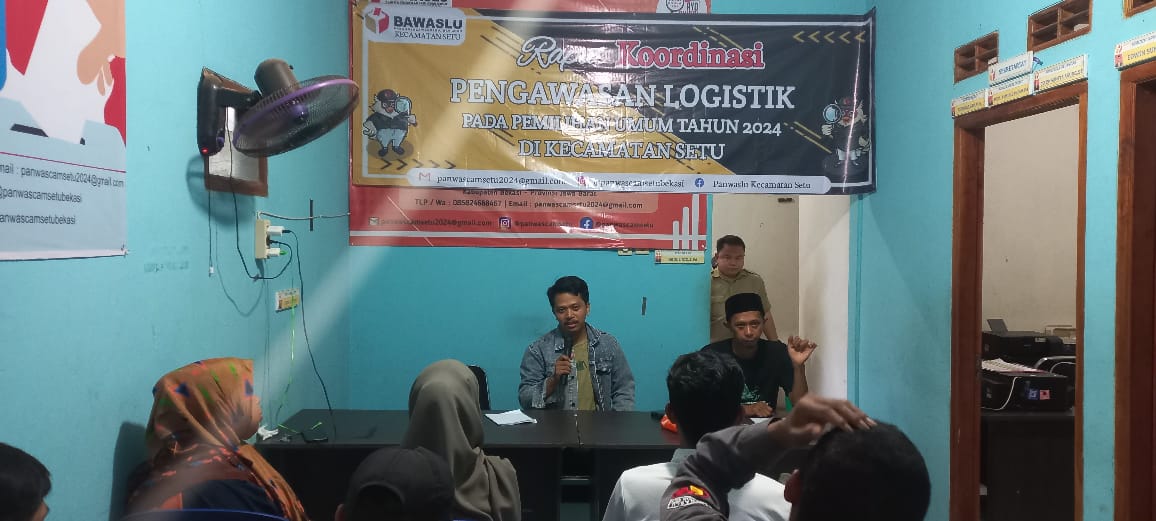 Panwascam Setu Pastikan Siap Lakukan Pengawasan Logistik