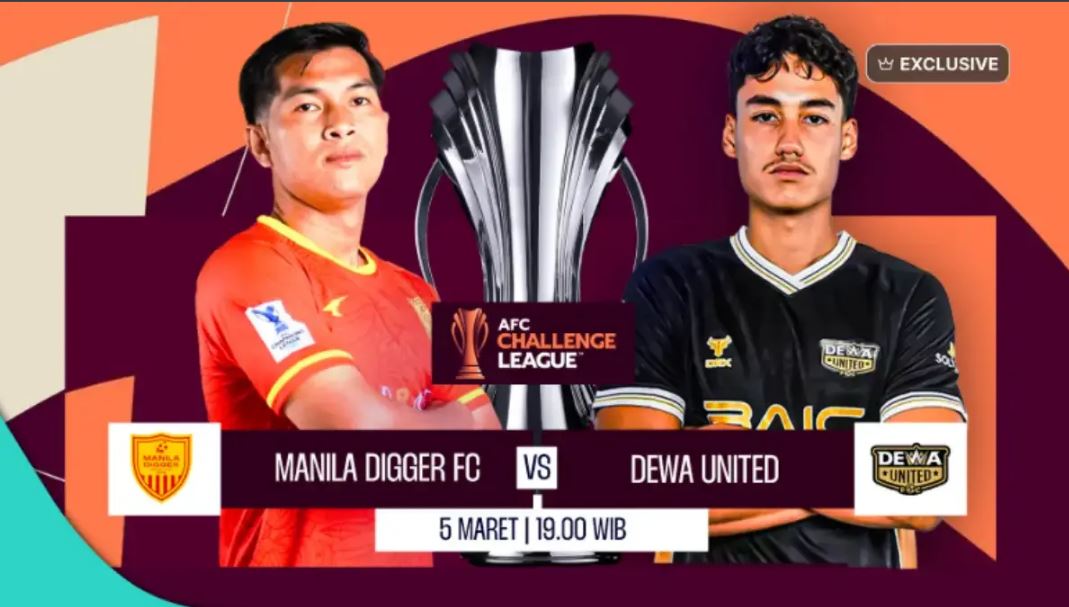 Ini Dia Link Live Streaming Manila Digger vs Dewa United di AFC Challenge League, Jangan Terlewat!