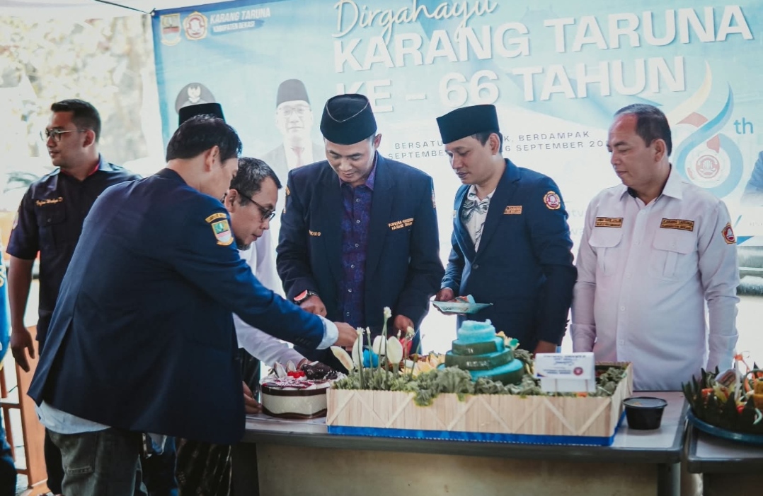 Rayakan HUT ke 66, Karang Taruna Bekasi Komit Mendukung Program Pemerintah Daerah 