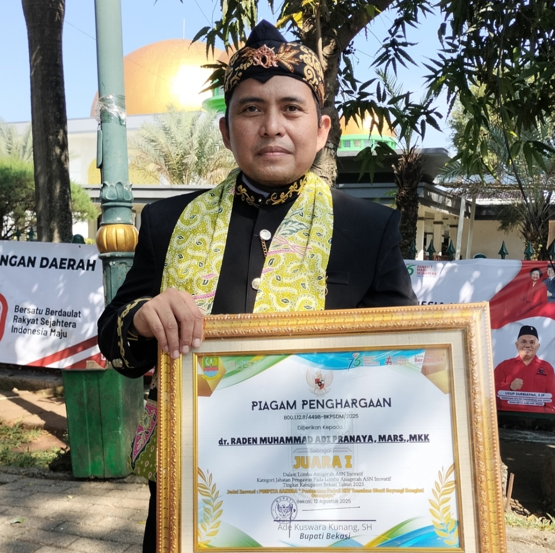 Momen Hari Jadi Kabupaten Bekasi ke 75, Kapus Sukadami Dapat Hadiah Istimewa 