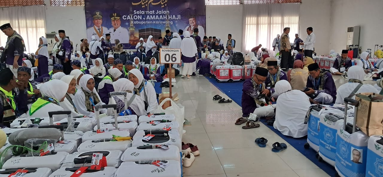 435 Calon Jamaah Haji Karawang Diberangkatkan ke Tanah Suci, Tinggal Kloter Akhir Berangkat 30 Mei